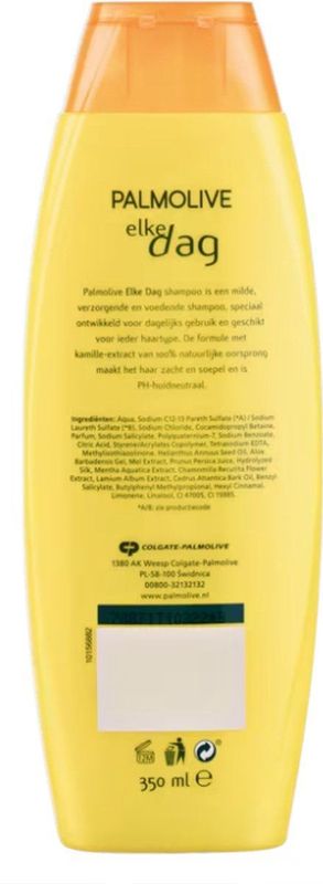 Palmolive - Elke Dag - Shampoo - 12x350 ml - Met Kamille-extracten