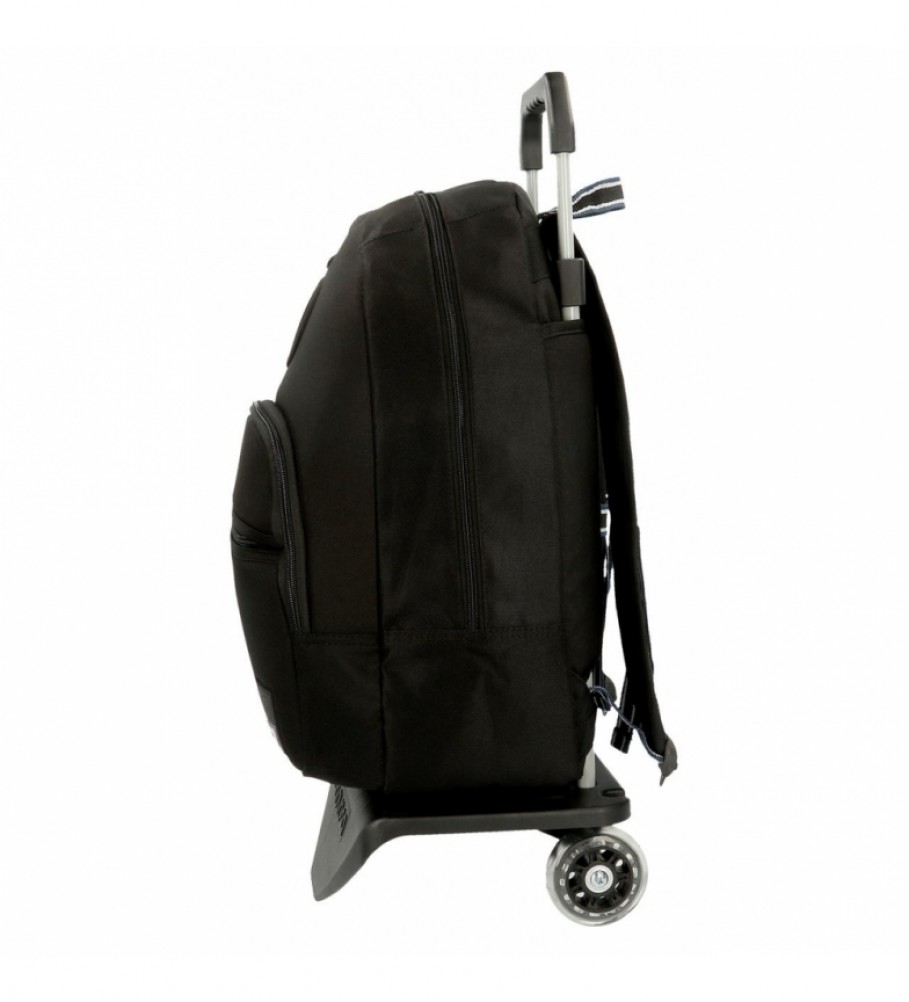Enso Mochila con carro Basic -32x46x15cm- Negro