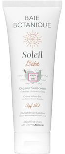 Baie Botanique Soleil Bebe Organic Sunscreen Tube 240GR