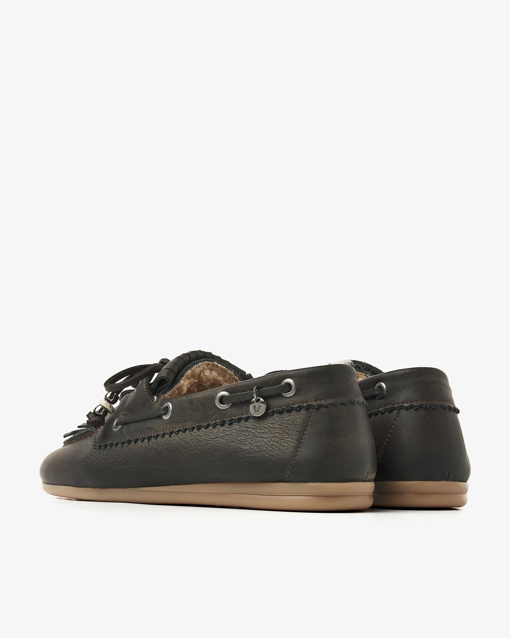 VIA VAI bruine dames loafers June Shelby