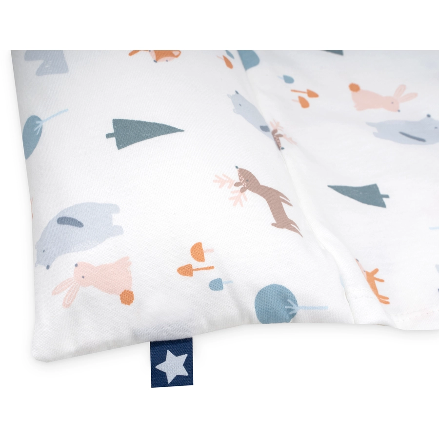 JULIUS ZÖLLNER Jersey Bezug Loop Comfy für Wickelauflagen Softy Little Fox 85 x 75 cm