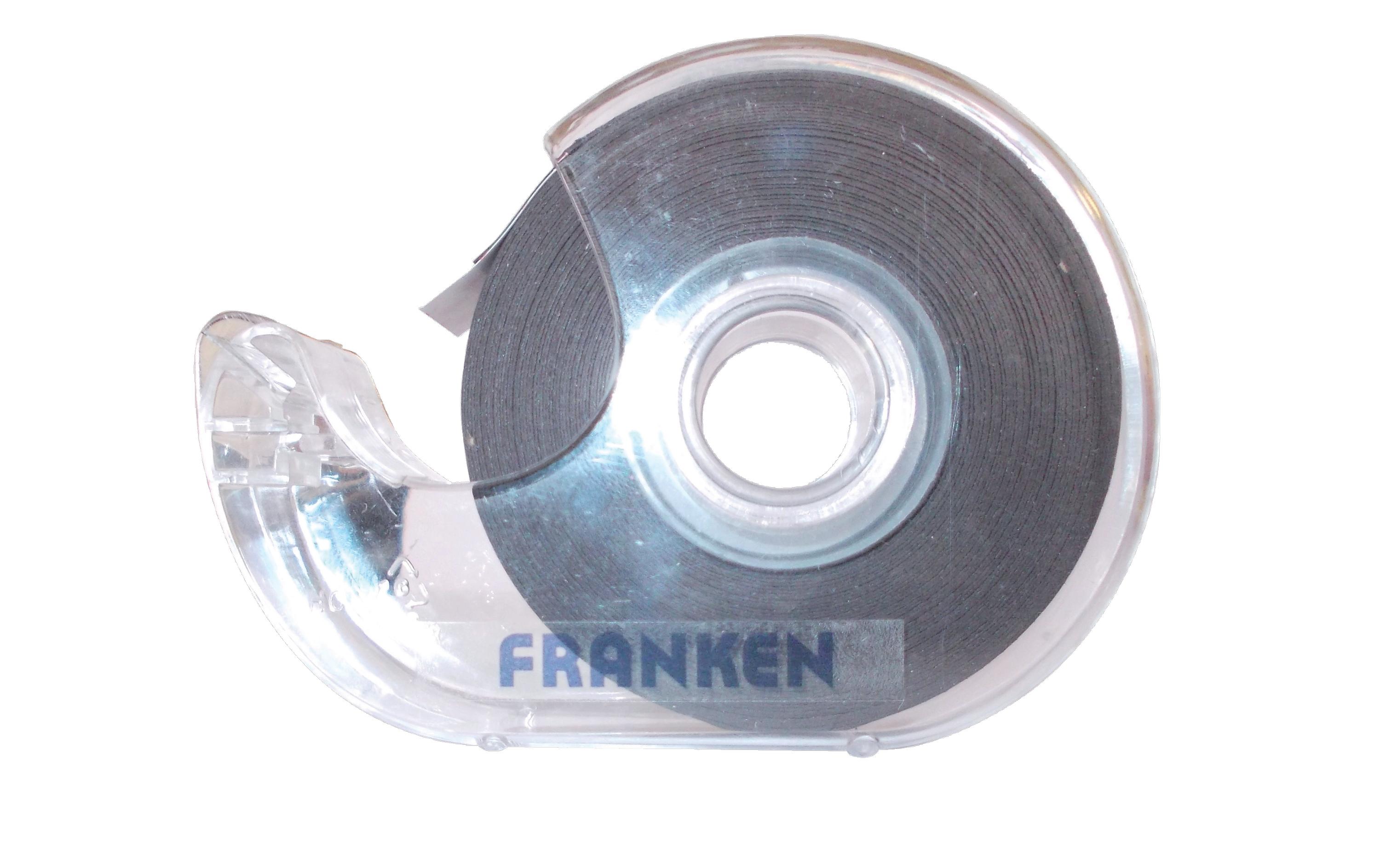Magnetband Lagerschild 19 mm x 8 m, SchwarzSelbstklebendes Lagerschild als Rollenware