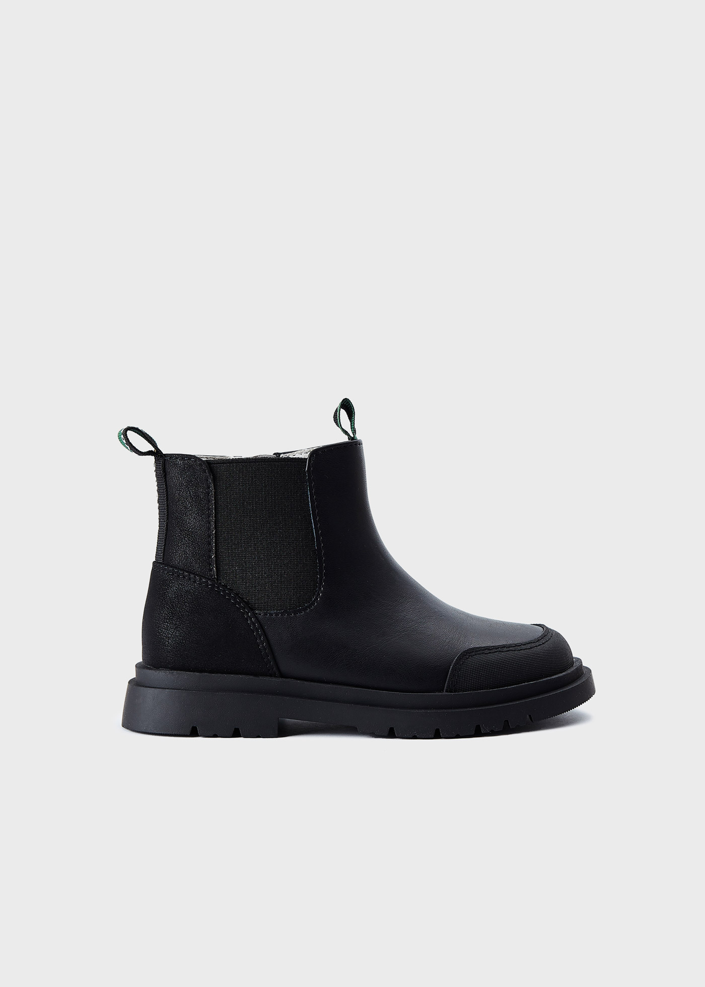 Botas Chelsea de couro sustentável para meninos