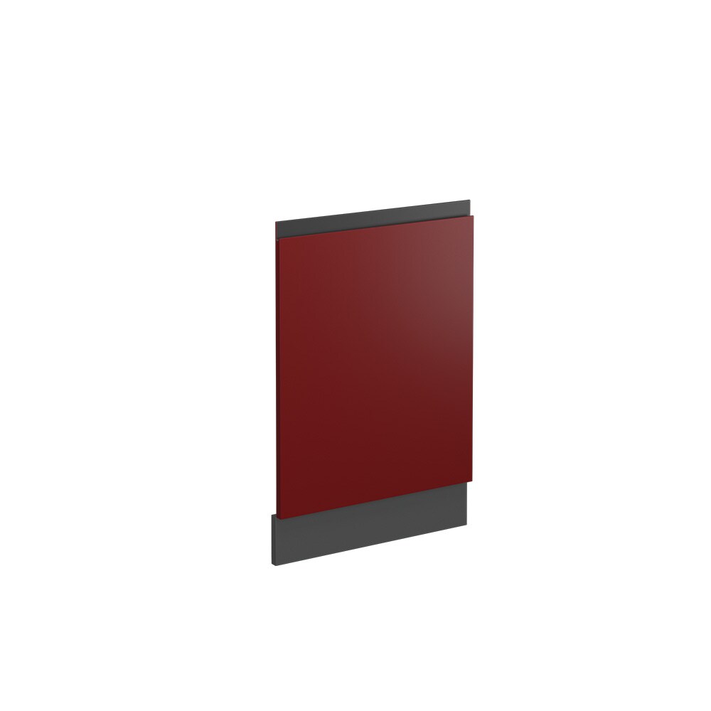 Vicco Geschirrspülerblende Küchenschrank Küchenmöbel R-Line J-Shape Anthrazit Rot 45 cm modern