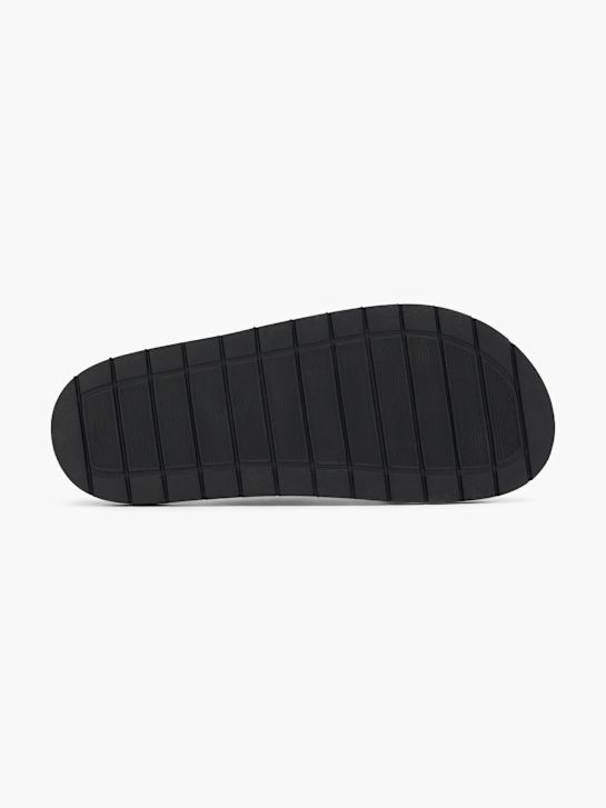 5th Avenue Tieffussbett-Pantolette Schwarz