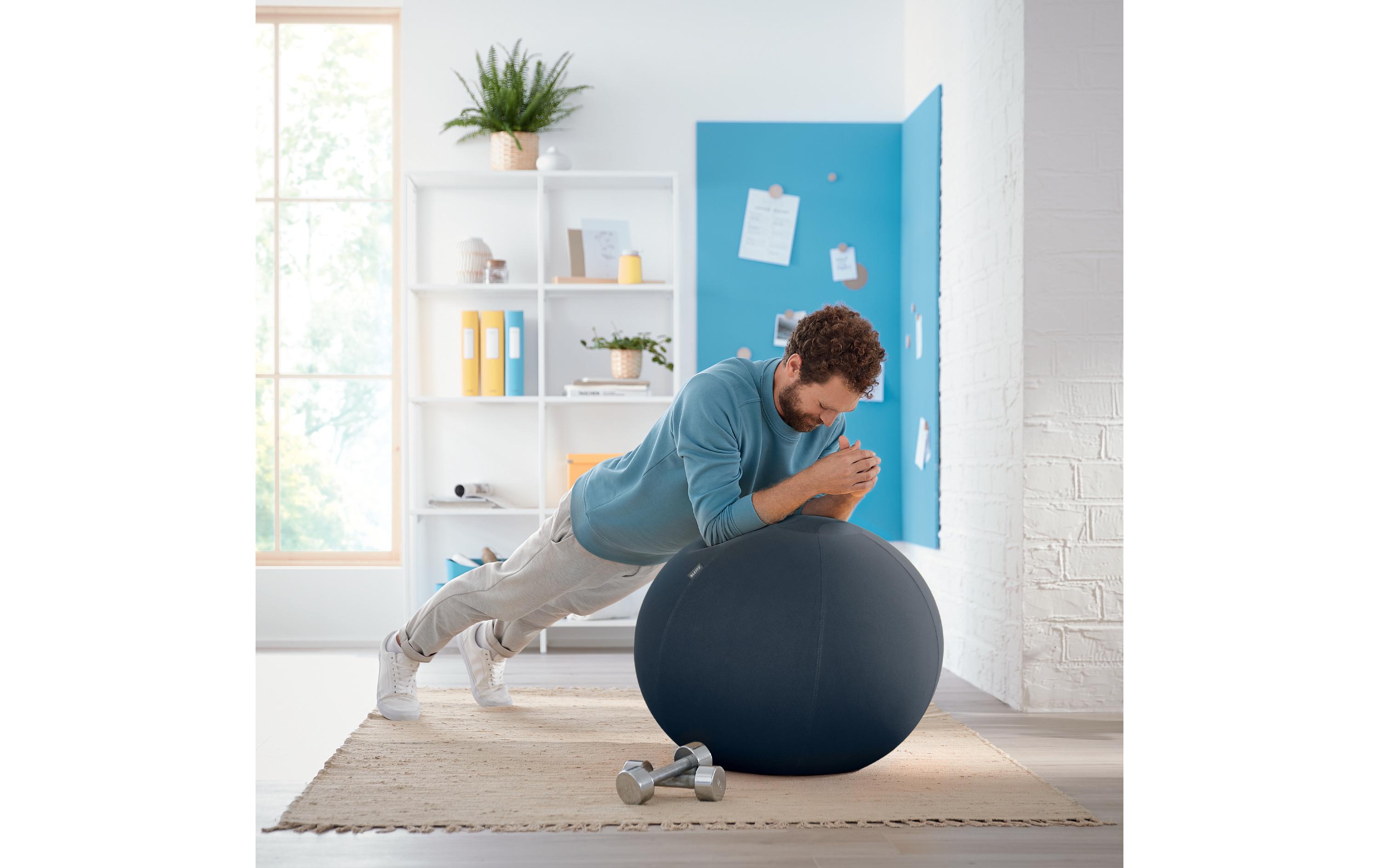 Sitzball Ergo Cosy Active GrauDer ergonomische Leitz Ergo Cosy Sitzball für aktives Sitzen