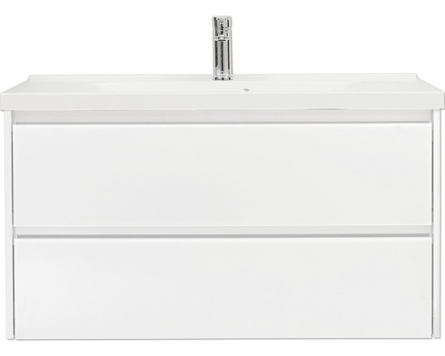 Pelipal xpressline 3261 wastafelmeubel, afmetingen (B x H x D): 100 x 52,9 x 42 cm, frontkleur: wit, 3261.511014