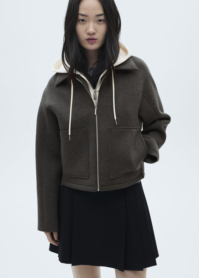 MANGO Hooded combination jacket 92
