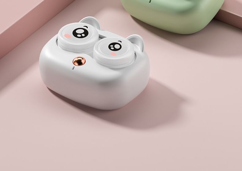 HOMTEC - USB oplaadbare trillende UV-contactlensreinigingsetui / reinigingscompartiment / set