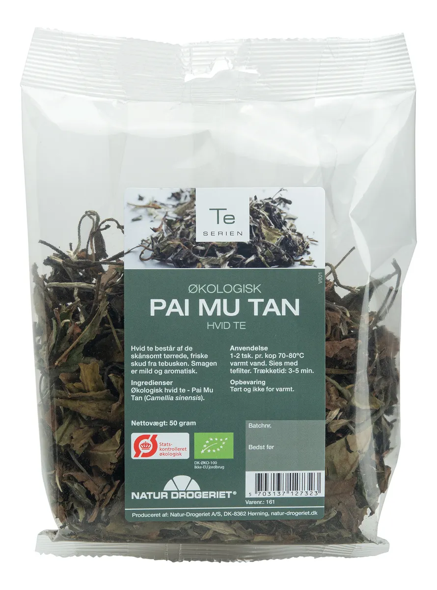 Natur-Drogeriet Pai Mu Tan Hvid Te Ø - 50 g.