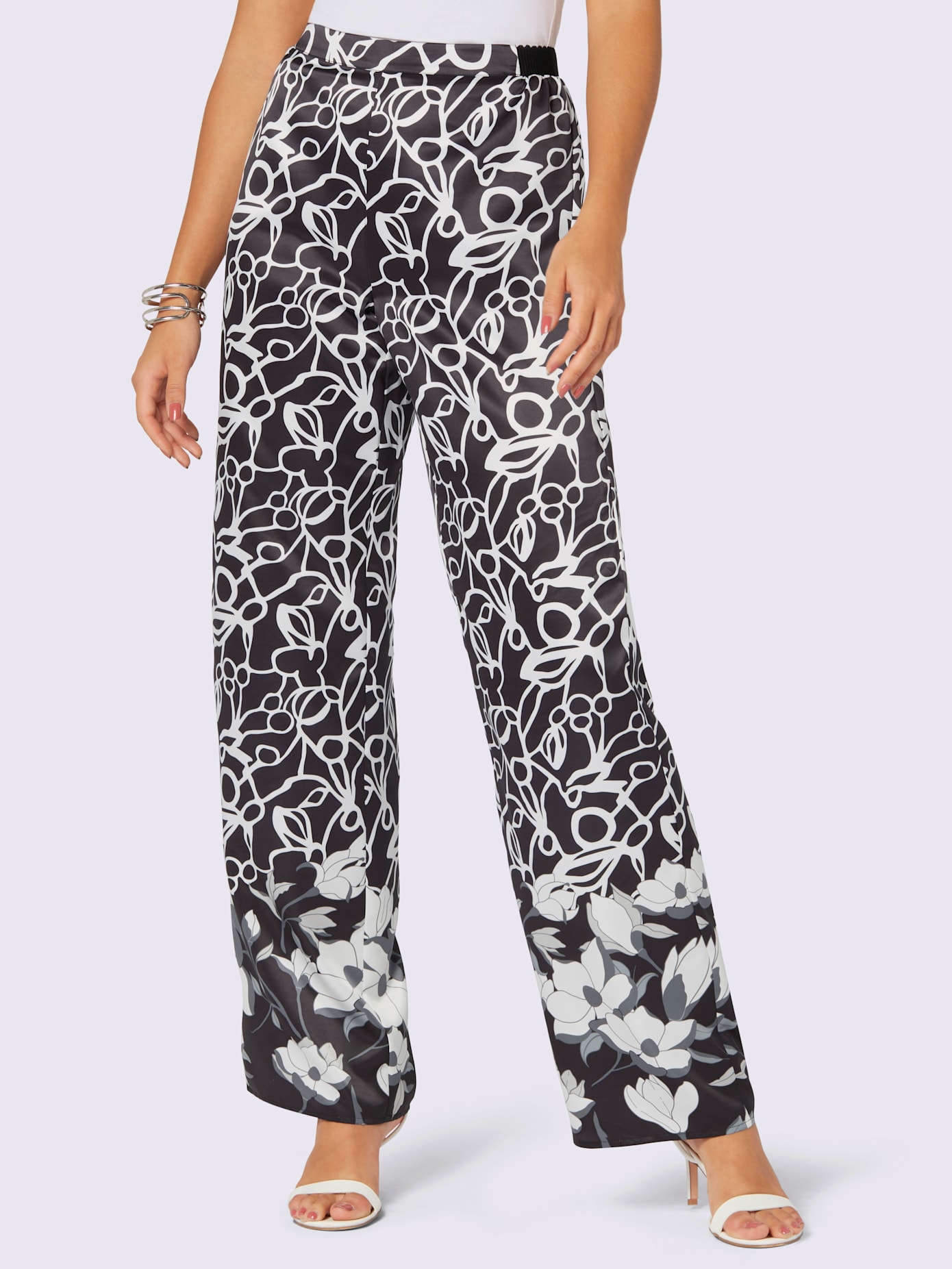 Pantalon imprimé floral