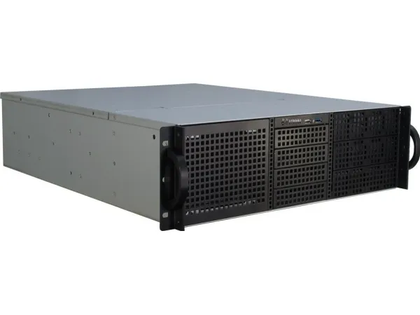 Inter-Tech IPC 3U-30240 - Rackversion - 3U - Mini ITX, mATX, FlexATX, µATX², ATX² - no PSU.