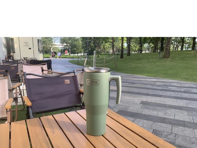 Thermos Termokrus m. hank 1,1 liter Grøn