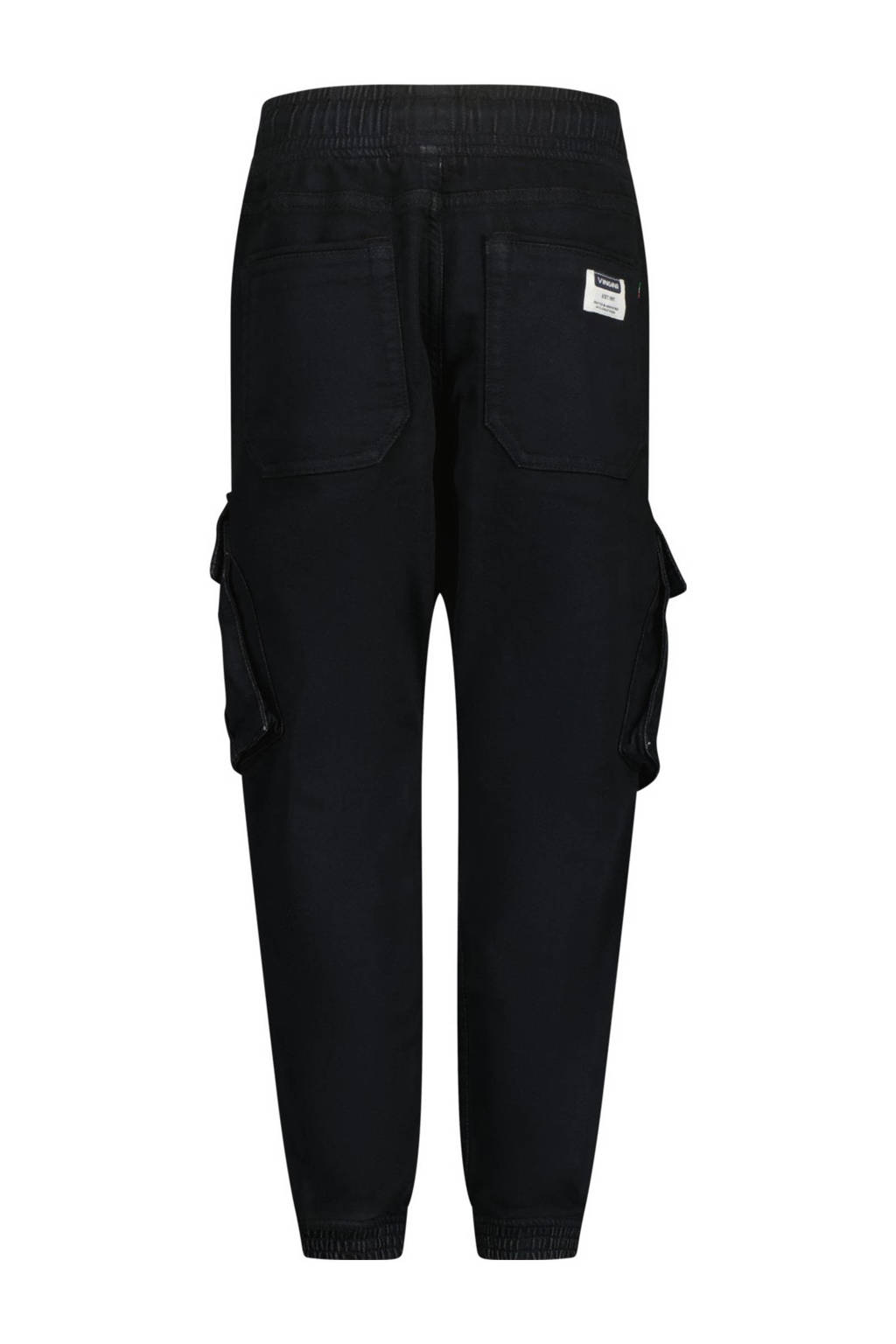 Vingino tapered fit cargobroek Carlos zwart