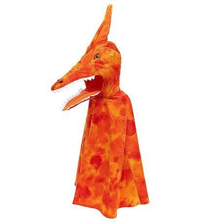 Great Pretenders Udklædning -  Grøndasaurus Pterodactyl - Orange