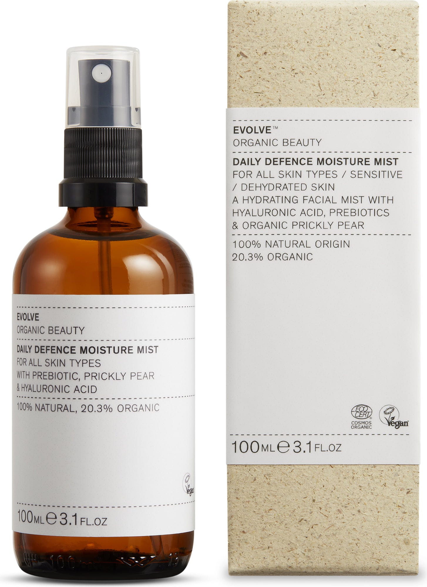 Evolve Organic Beauty  Daily Defence Moisture Mist, 100 ml