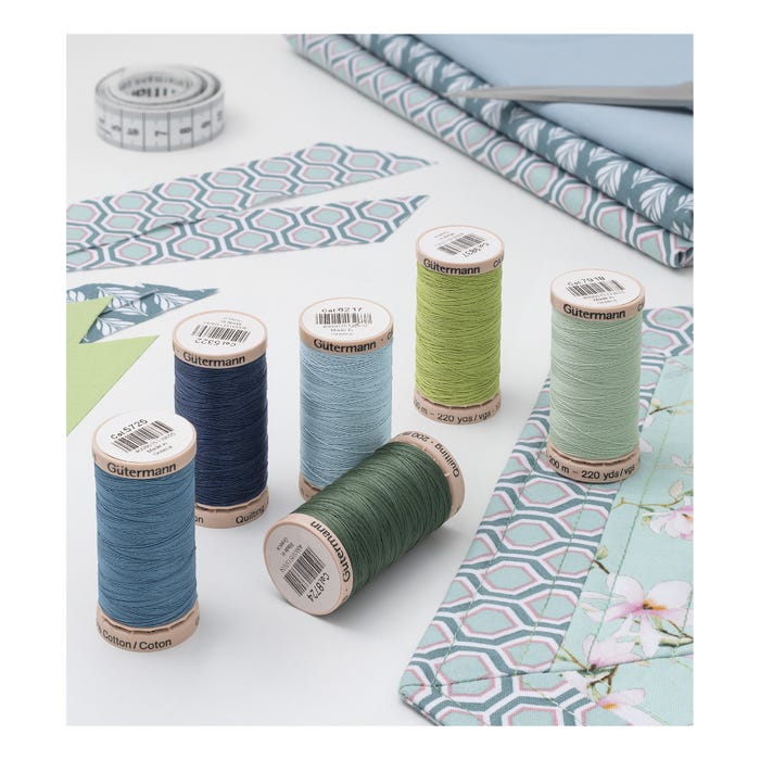 Gûtermann-Set 6 spoelen quilting 200m - Gütermann