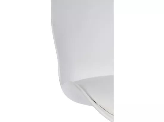 Lot de 2 Tabouret de bar - Plastique - Blanc - Gilbert