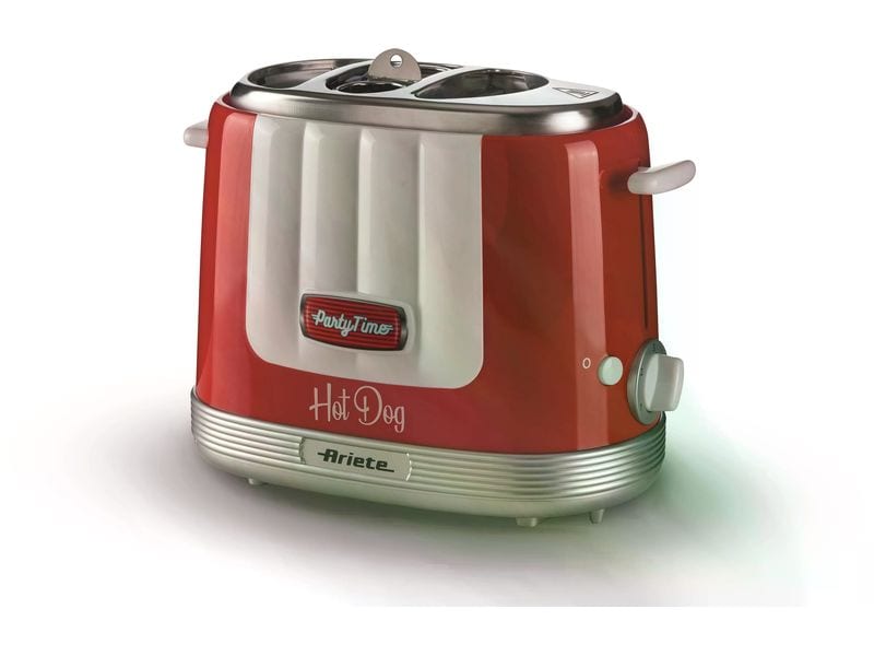 Ariete Hot Dog Maschine Party Time ARI-206-RD Rot/Weiss Hot Dog-Gerät