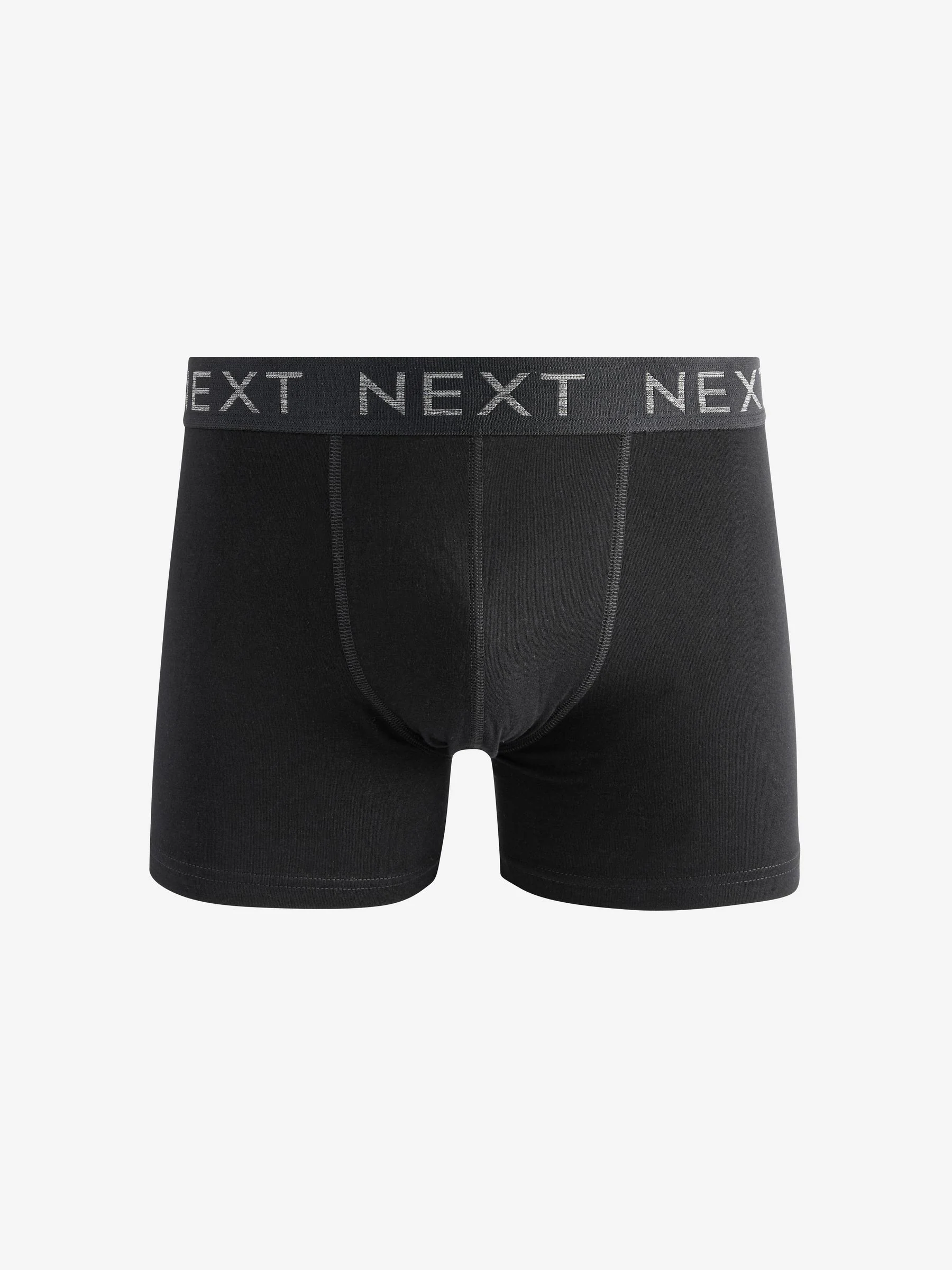 Zwart - Katoenrijke trunk boxershorts verpakking van 10