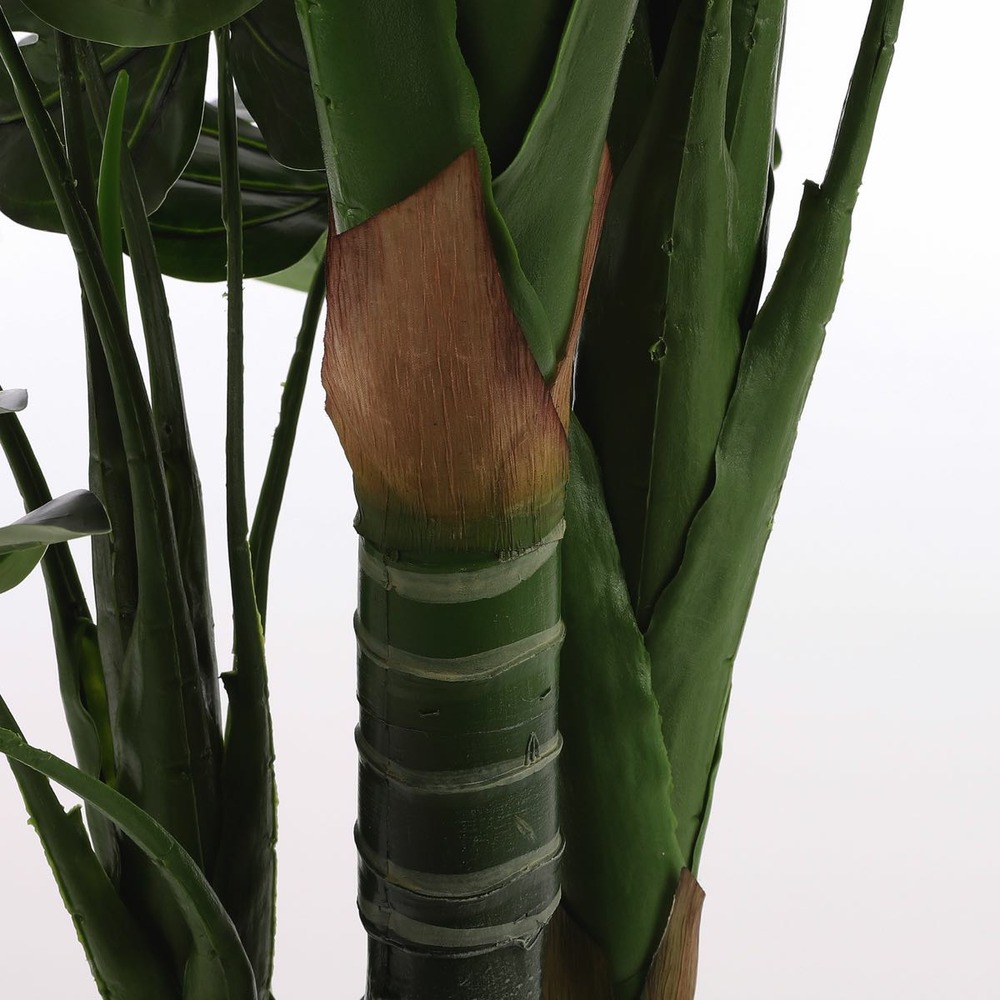Mica decorations - monstera artificielle vert en pot h160
