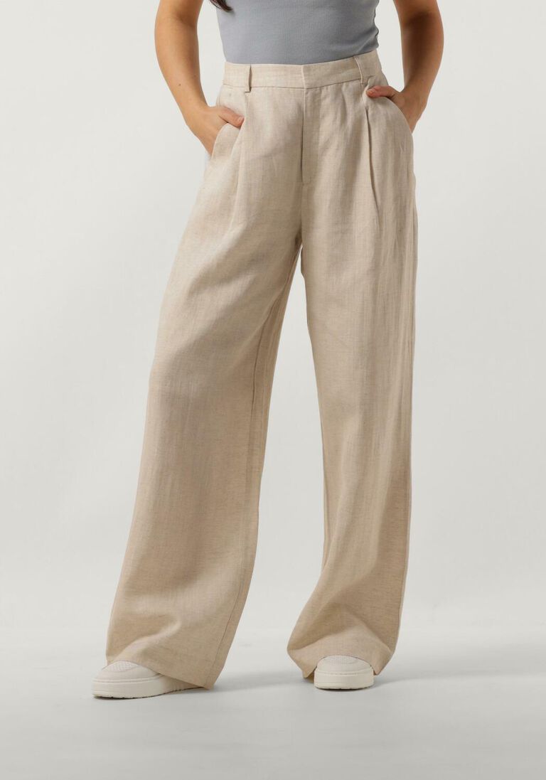 GESTUZ zand gestuz pantalon lizagz linen hw pants