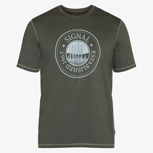 Signal Poss Print T-shirt, Climbing Ivy, S