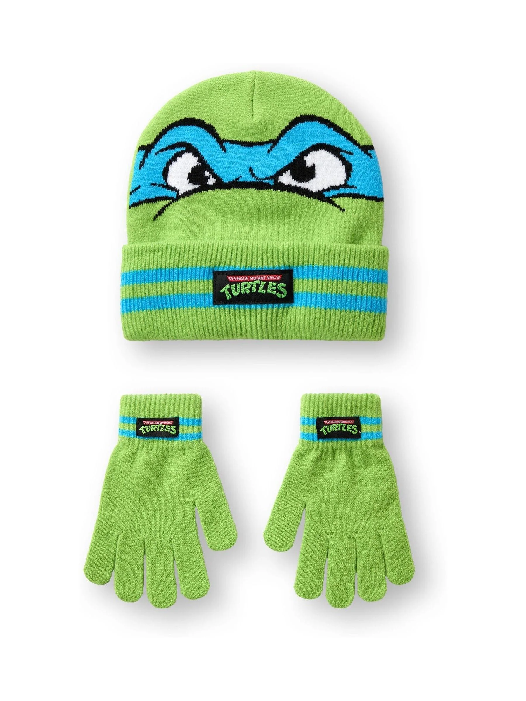 Vanilla Underground Teenage Mutant Ninja Turtles wintermuts en handschoenenset voor jongens
