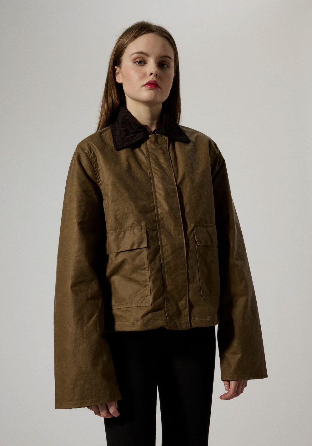 Brixtol Textiles Jacke Sissel Wax Deep Sand