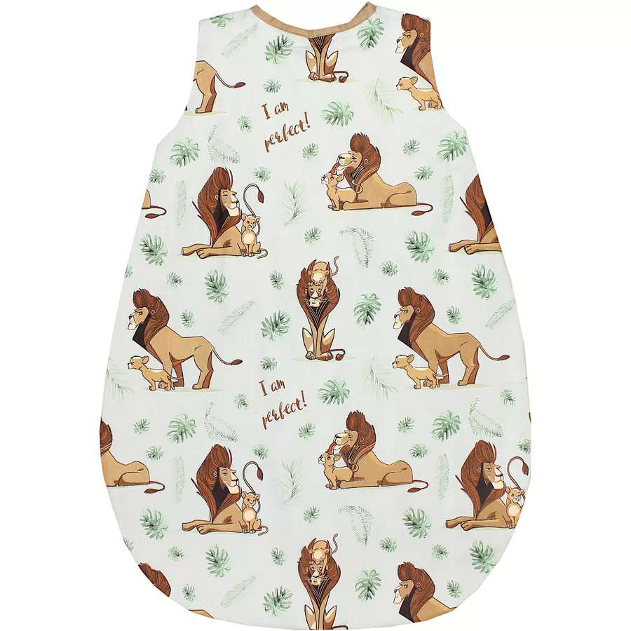 TupTam Baby Sommer Schlafsack Ärmellos Unwattiert braun
