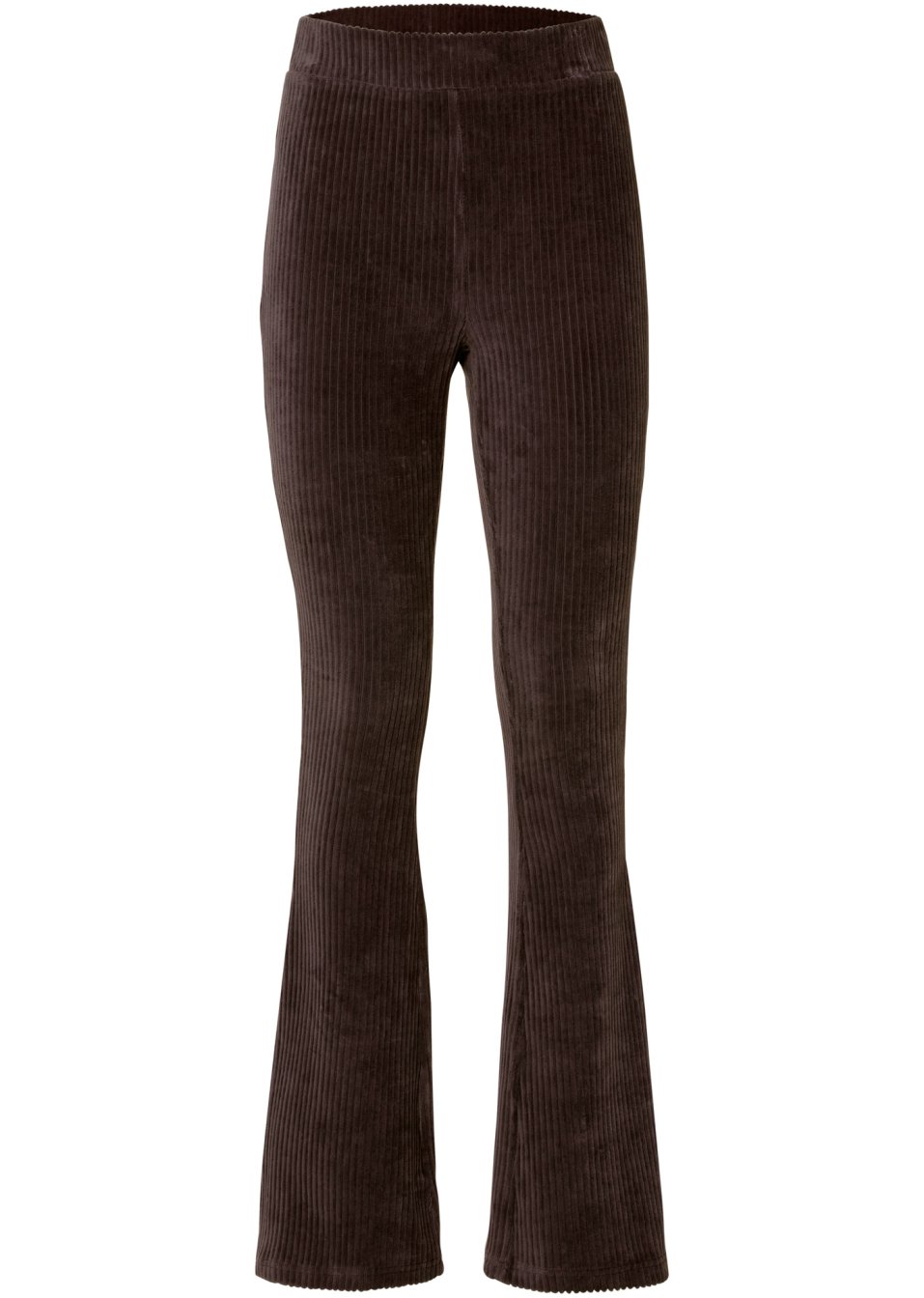 Legging évasé en velours côtelé