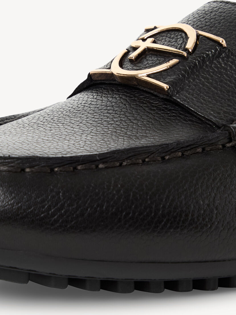 Leren Mocassin - zwart