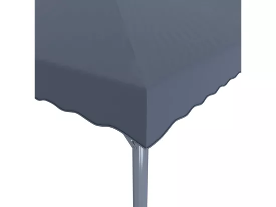 Tonnelle 300x300 cm Anthracite Aluminium