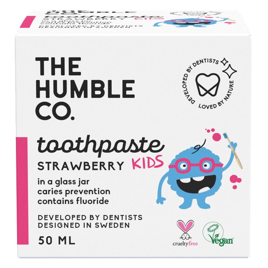 The Humble Co Humble Natural Toothpaste In Jar Kids Strawberry 50ml