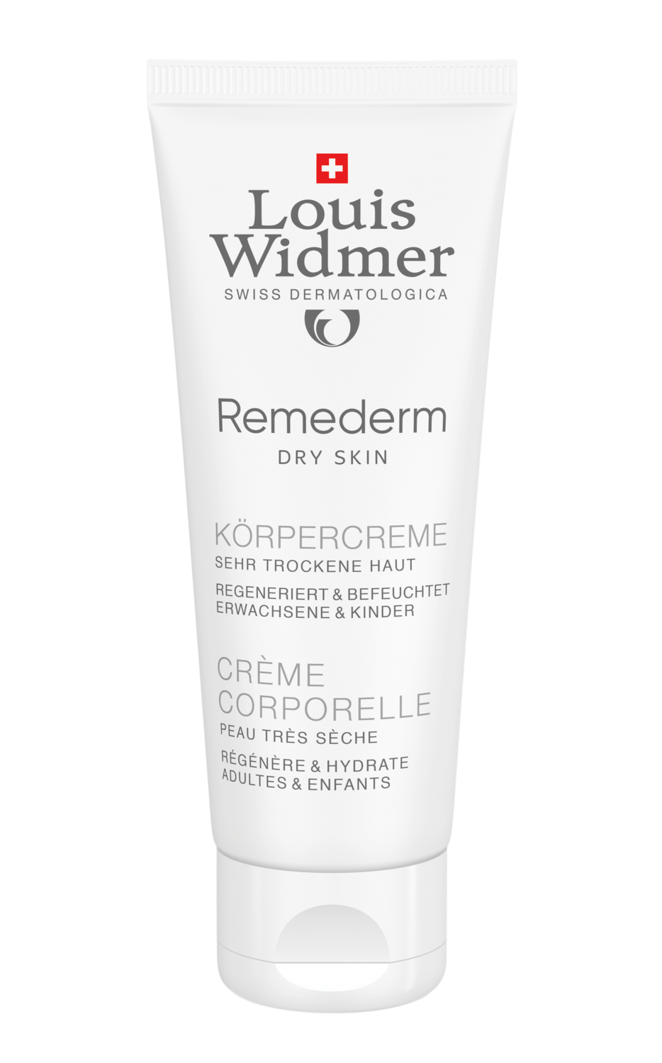LOUIS WIDMER Remederm Körpercreme<br>75 ml, Creme, ohne Parfum