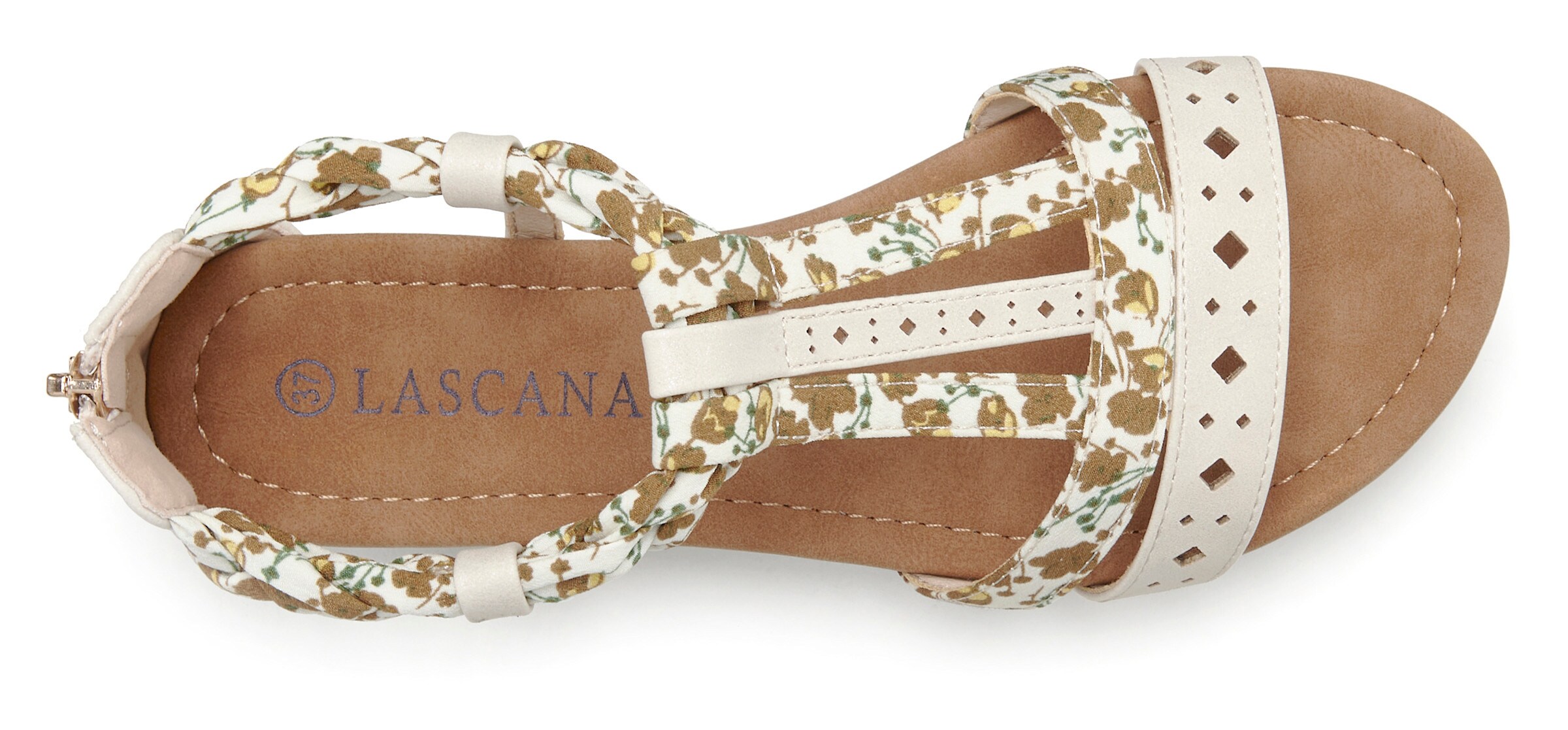 LASCANA Sandale in beige