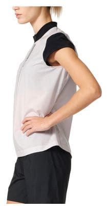 Maillot Manches Courtes Femme adidas running Terrex Agravic Blanc Noir
