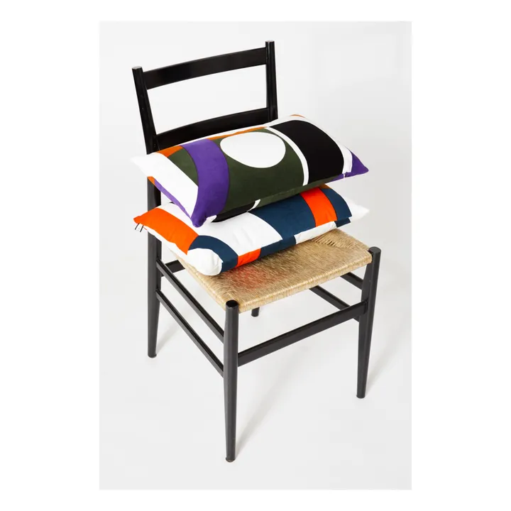 Mapoésie Coussin Vision en coton | Violet