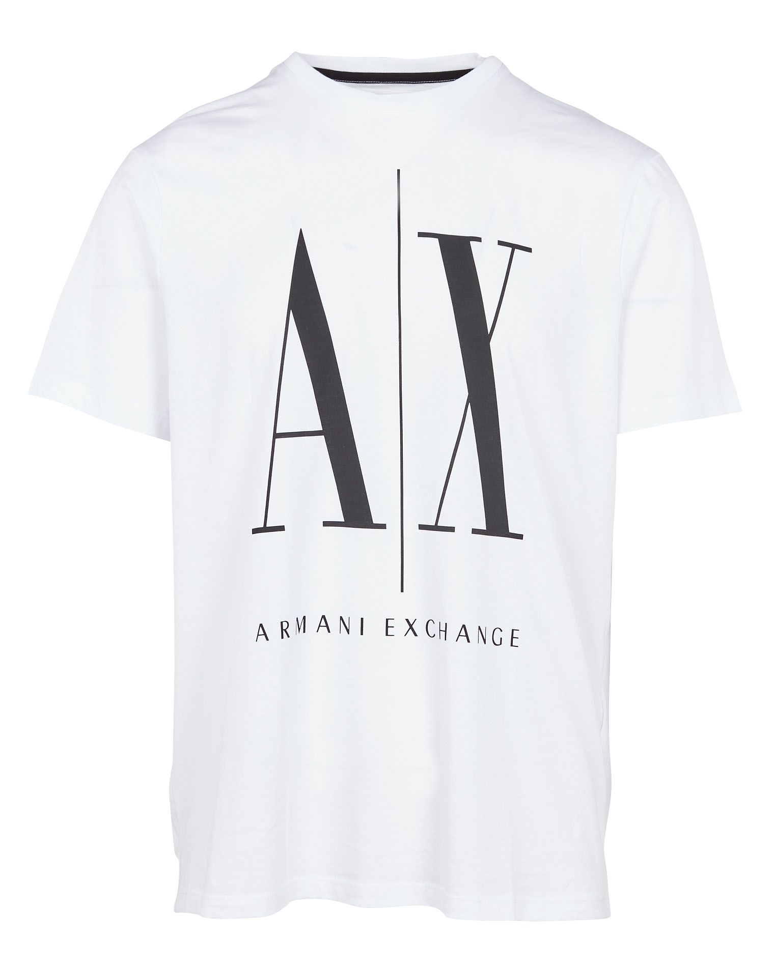 Tee-shirt col rond regular-fit sérigraphié en coton | Blanc