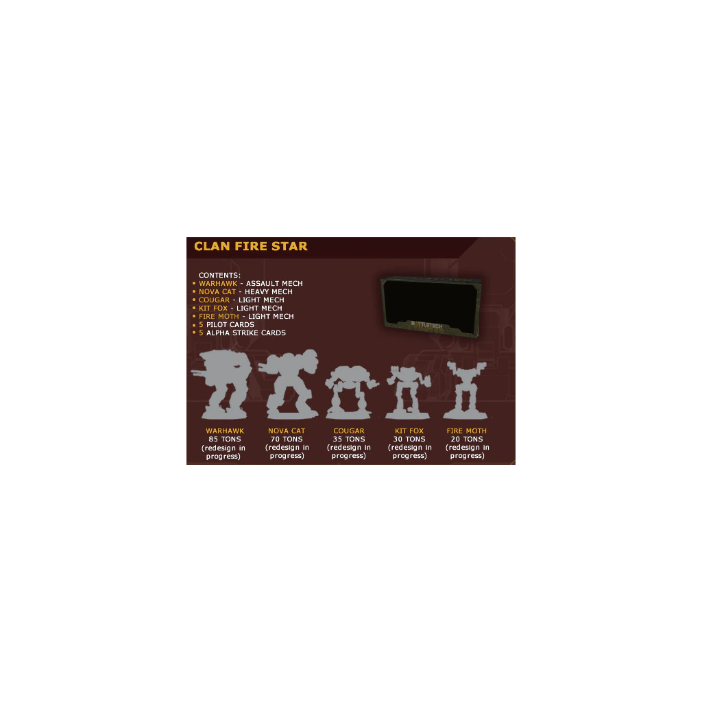 BattleTech Clan Fire Star