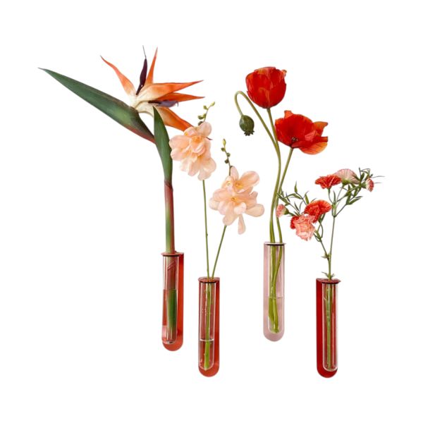 Groovy Magnets Magnetisch Bloemenvaasje - Poppy Rood