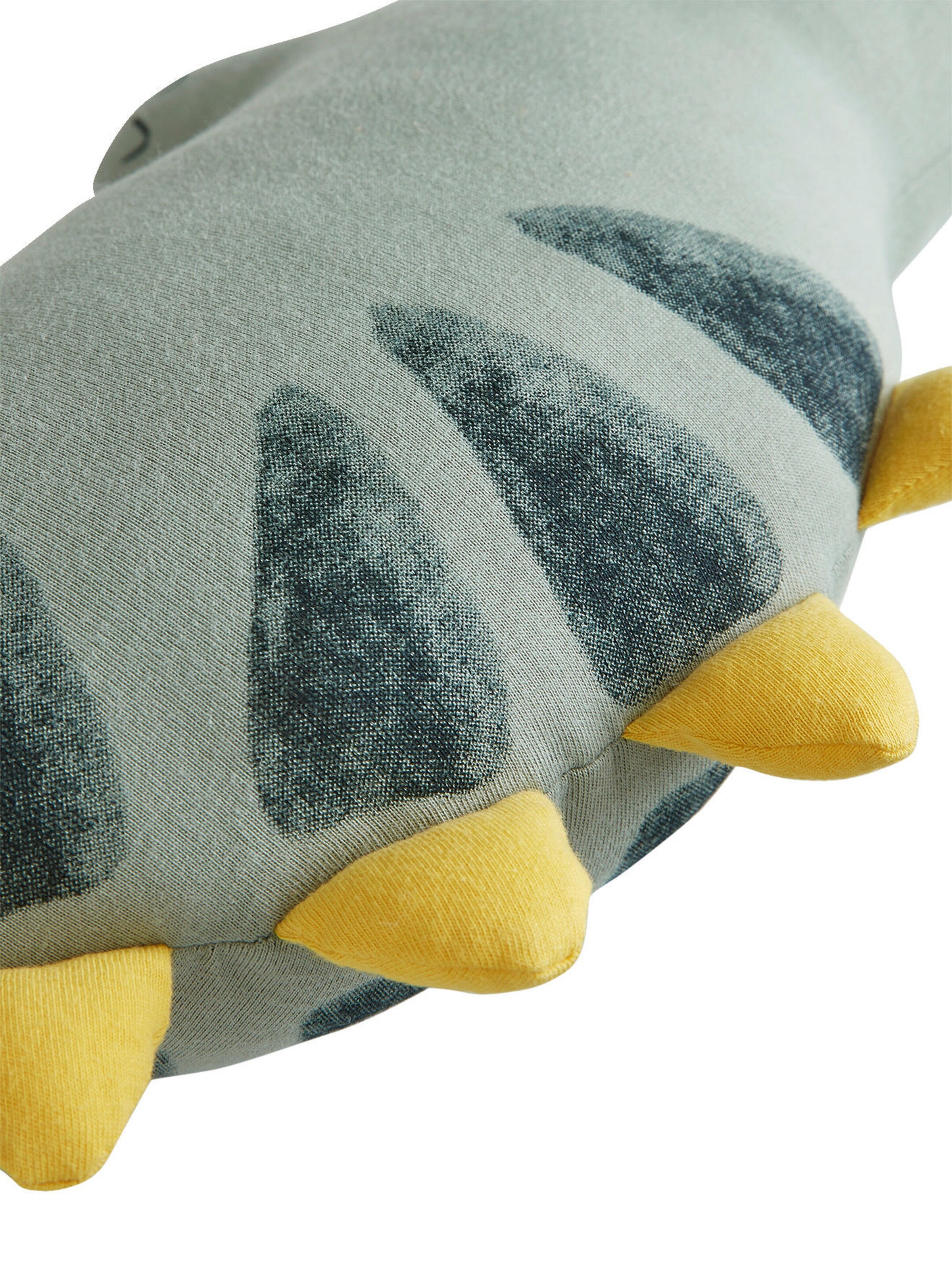 Vertbaudet 2er-Set Kinder Kissen KLEINER DINO khaki+blau