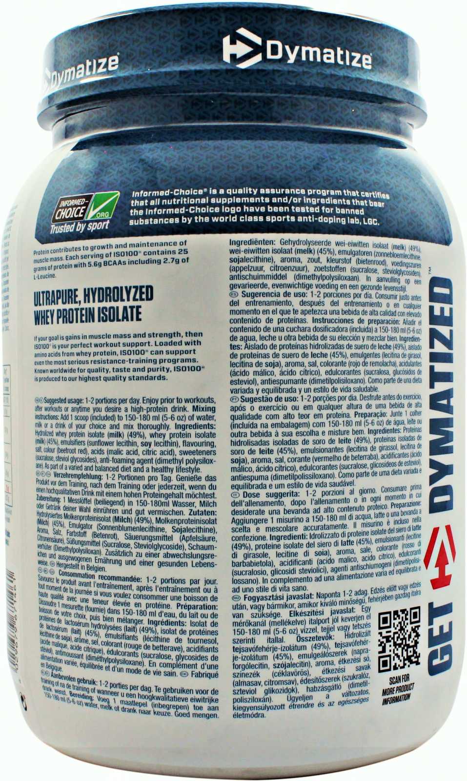 Dymatize ISO100 900g