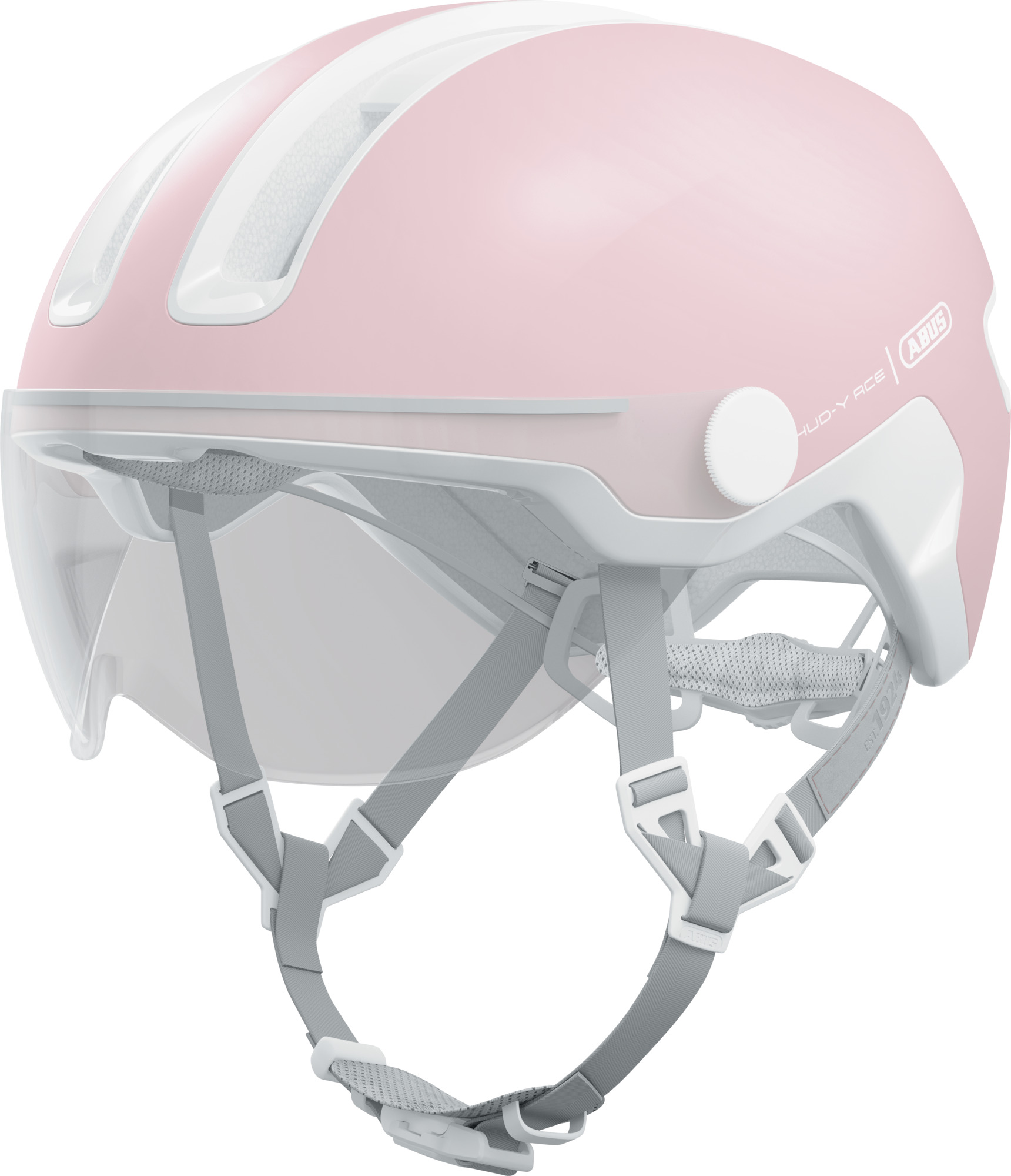 ABUS HUD-Y ACE cykelhjelm LED Pure Rose