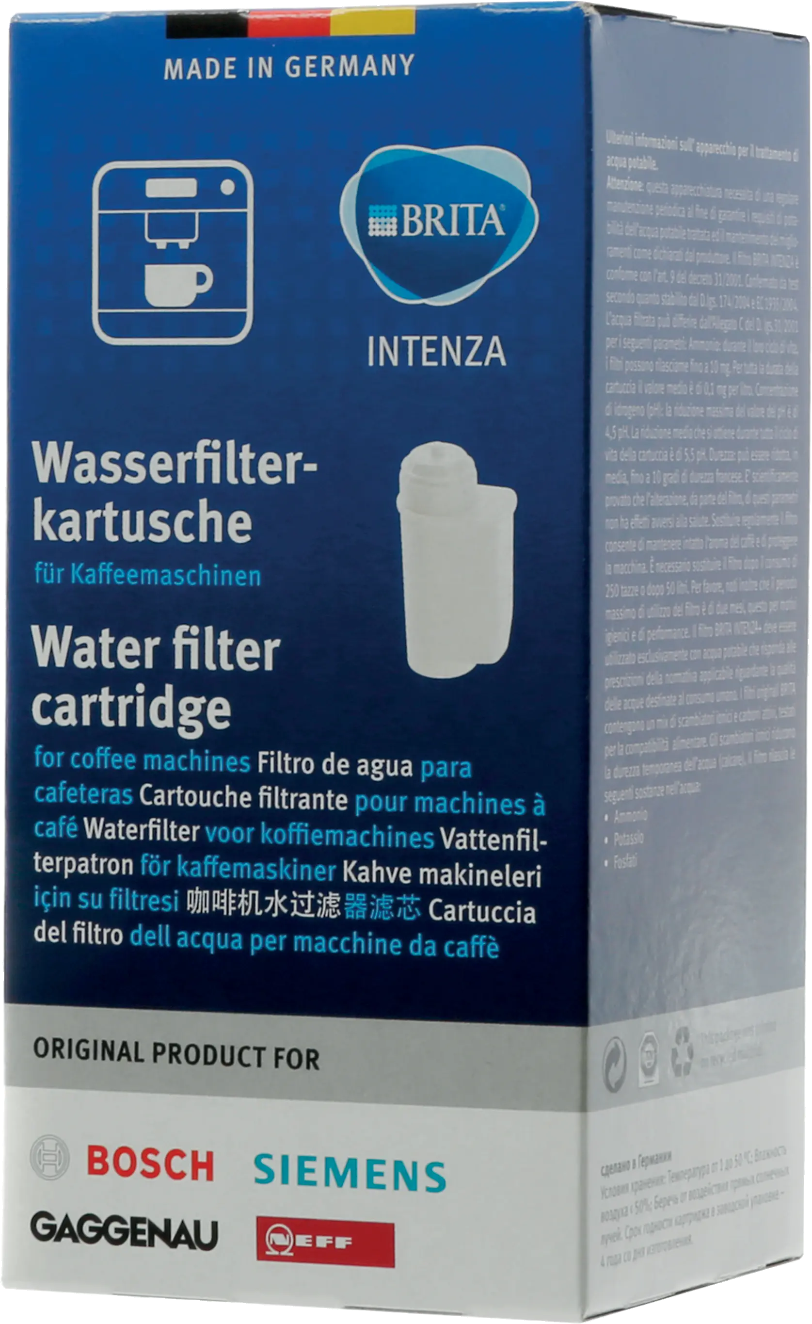 Water Filter TCZ7003 / TZ70003 Brita Intenza 17008835