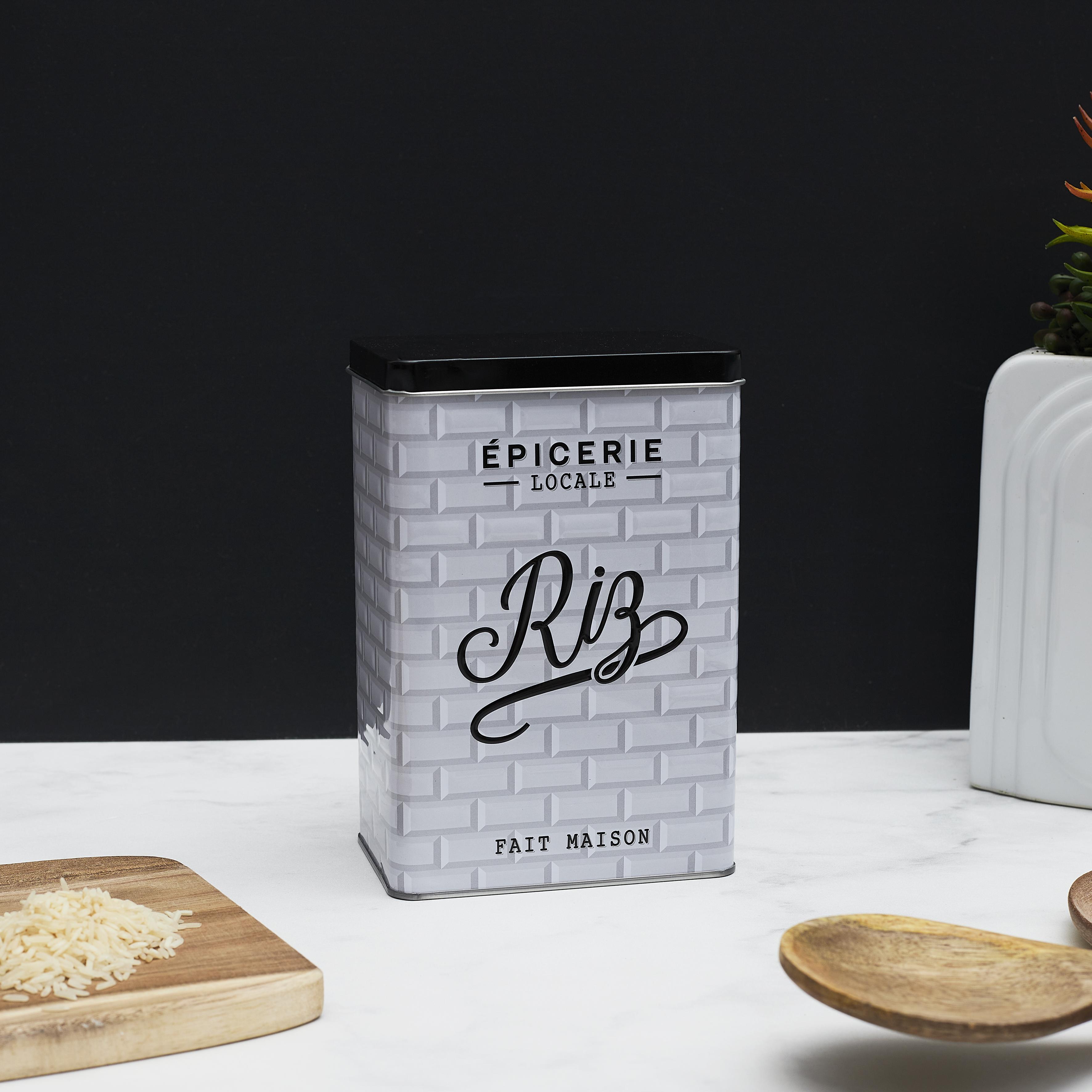 BOITE RIZ METAL EMBOSSE BROOKLYN