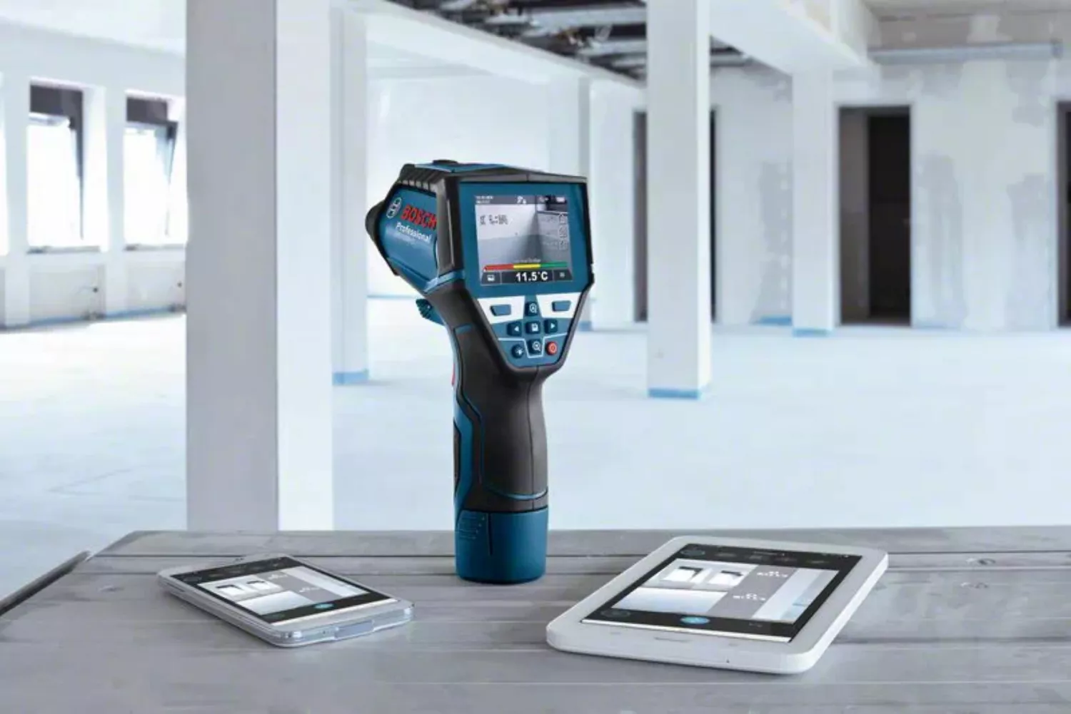 Bosch GIS 1000 C SOLO 10.8V Li-Ion accu thermodetector body in L-Boxx
