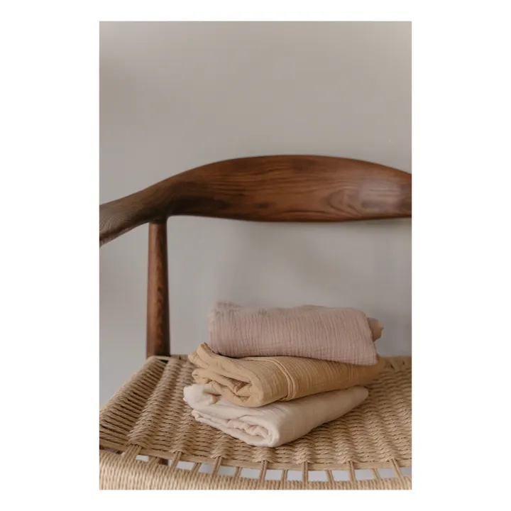 Soft Spot Lange d'emmailottage en coton bio 120x120 cm | Rose