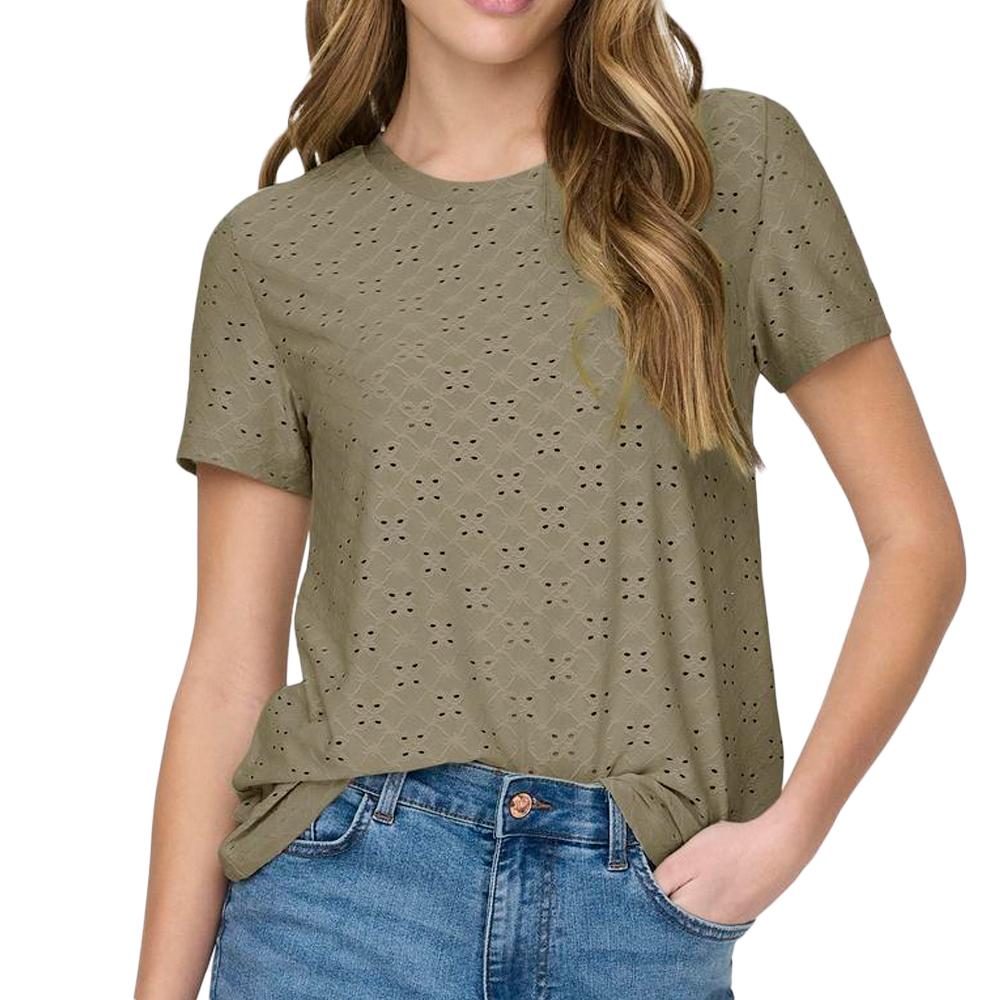 JDY T-shirt Kaki Femme JDY 15158450
