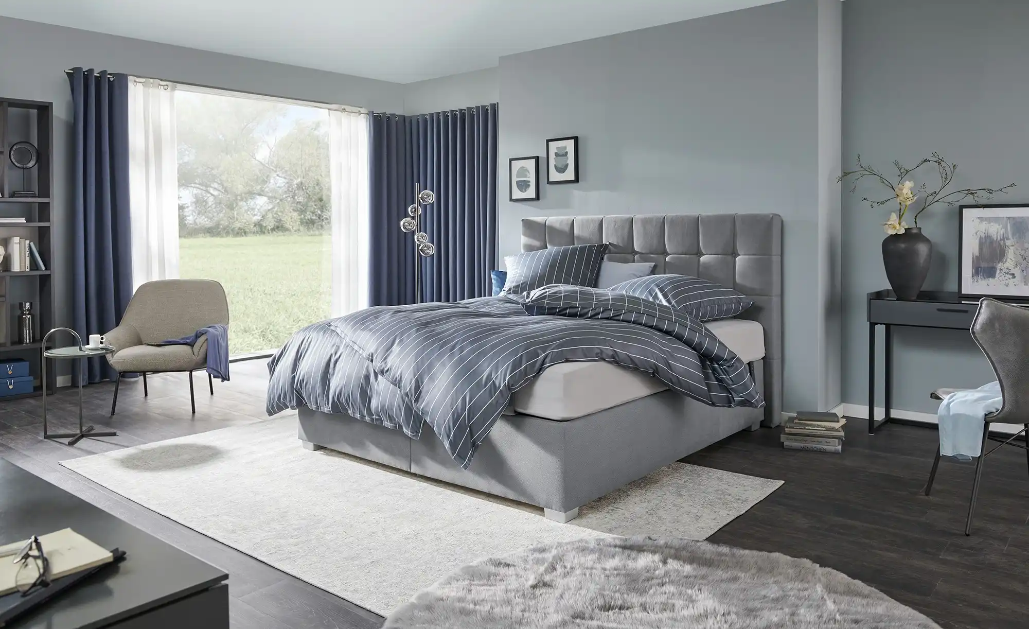 vanDoorn Motor-Boxspringbett mit Bettkasten Ohio